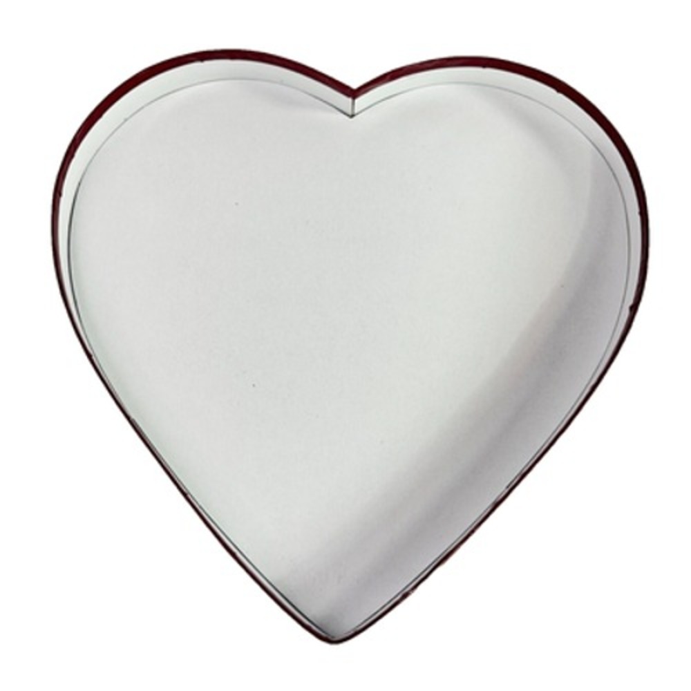 Heart Shaped Russell Stover Candy Box with Padded Fabric Lid Empty 10.5"‎ - Picture 5 of 12